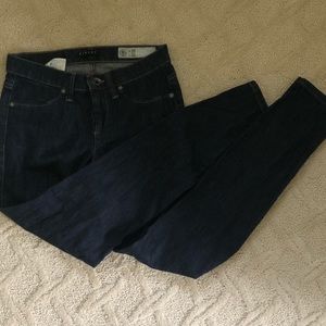 Sisley Dark Wash Straight leg Jeans
